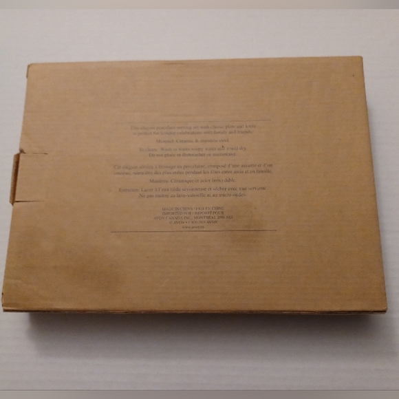 4/$40 New Christmas Cheese Plate & Knife - Picture 4 of 4